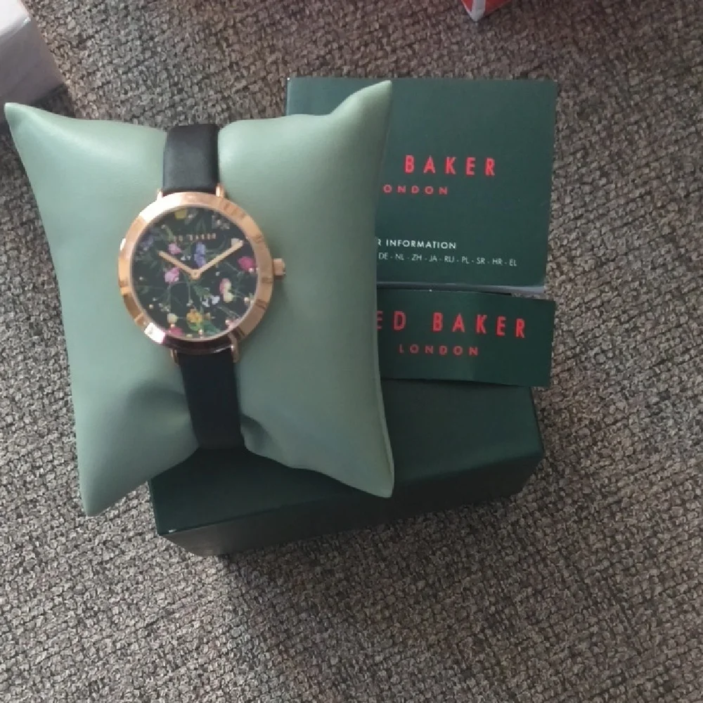 Ted Baker Rose Gold Floral Watch - Picture 2 of 6